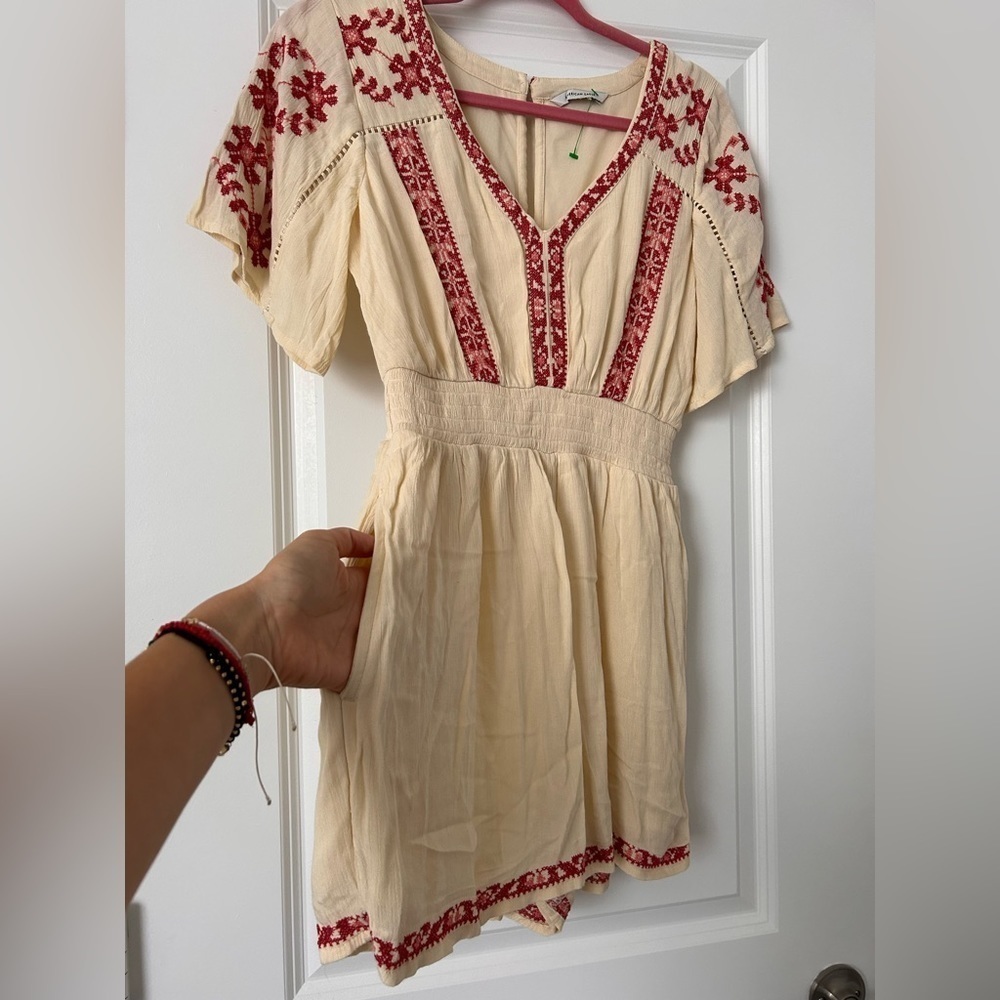 American Eagle Embroidered Bohemian Romper - Picture 3 of 8
